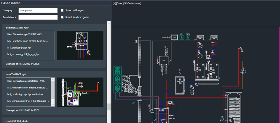AutoCAD block library