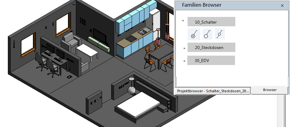 Revit - Familien Browser. Das einfache kostenlose Revit-Addon