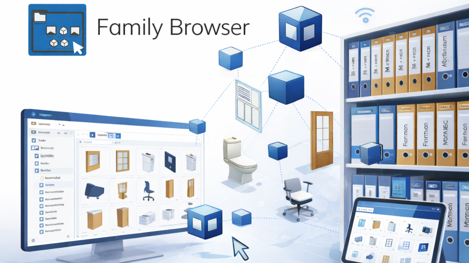 Revit-Familien zentral steuern: Strategien für strukturierte BIM-Bibliotheken